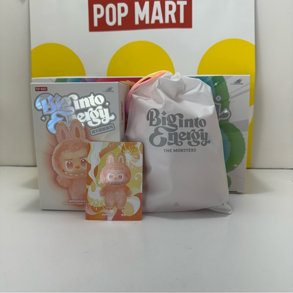 Authentic New Pop Mart LABUBU Big Into Energy HAPPINESS - Picture 3 of 11